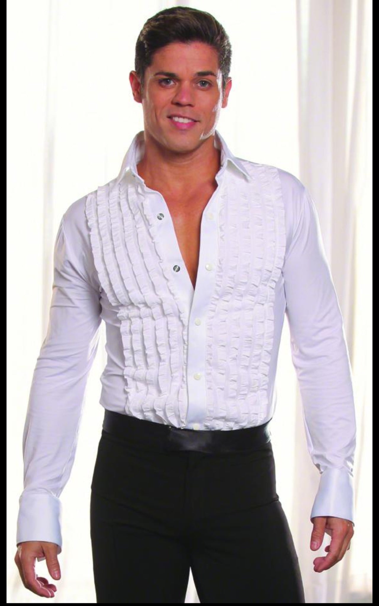 Ruffled Tuxedo Shirt ...